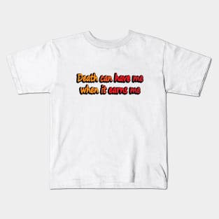 war quote Kids T-Shirt